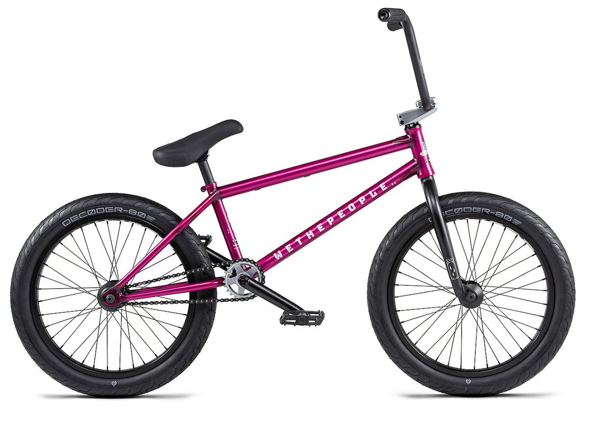 pink bmx frame