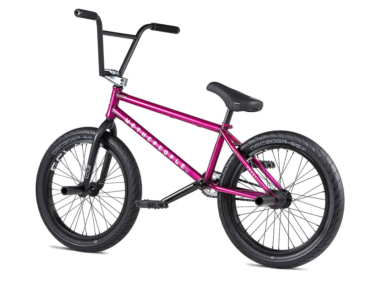 pink bmx frame